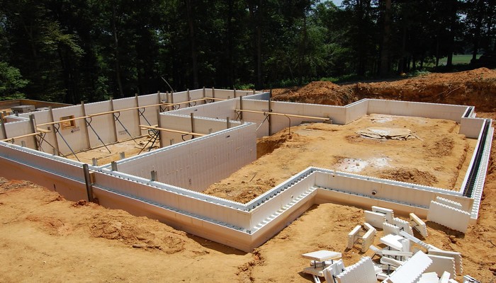 image of ICF foundation installation