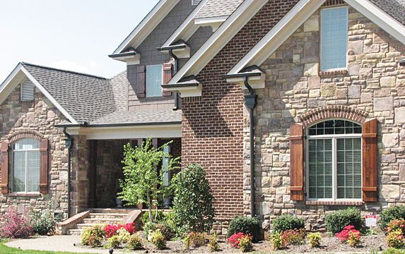 image of brick and stone veneers